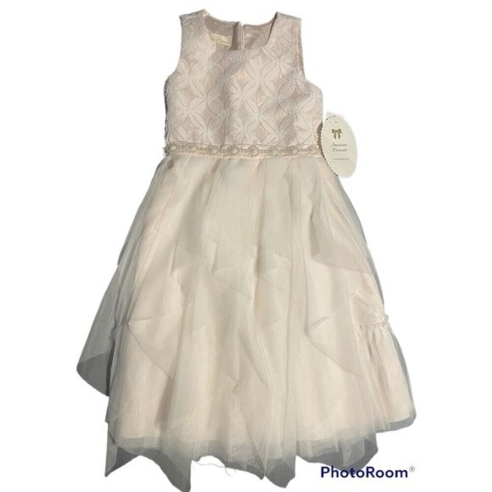 Beautiful Girls American Princess Blush Tulle Dress NWT Girls